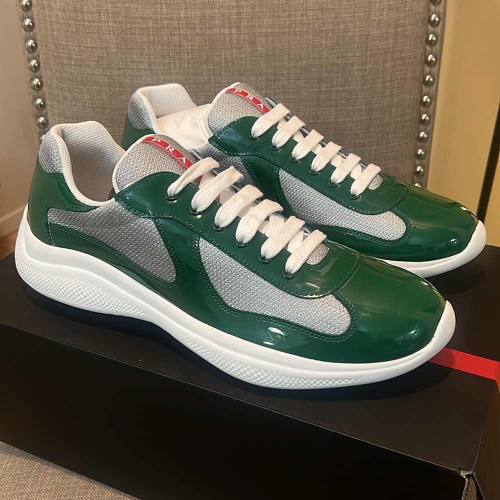 Mens Prada Americas Cup Sneakers